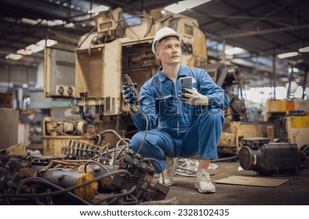 Chemical leak and safety first concept. Man wearing a Toxic protective mask in factory. Biohazard. Engineer man with gas mask with danger chemical in construction or factory or garbage industry area.