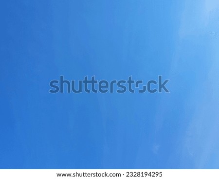 bright blue sky in summer. Blue colour. background. 