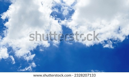 Blue gradient clouds summer beauty soft white background with clear clouds in sunshine calm bright winter weather vivid turquoise landscape in surroundings