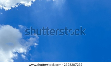 blue sky white clouds white background beautiful sky and clouds in the afternoon