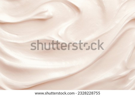 Pure pink cream texture smooth creamy cosmetic product background,white foam cream texture for backdrop Royalty-Free Stock Photo #2328228755