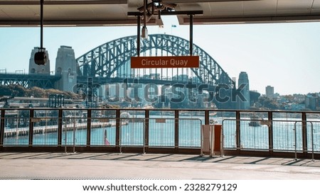 Australia Sydney Circular Quay Train Station Royalty-Free Stock Photo #2328279129