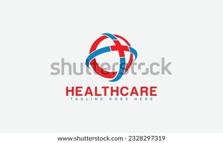 HealthLife logo Design Template Vector Graphic Branding Element.