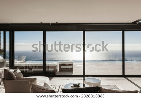 Living room in modern house Royalty-Free Stock Photo #2328313863