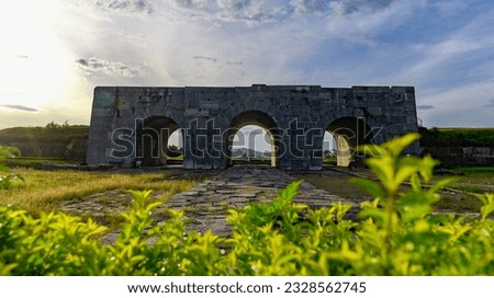 Inside the World Heritage Site of the Ho Dynasty Citadel in Vinh Loc District, Thanh Hoa Province, Vietnam Royalty-Free Stock Photo #2328562745
