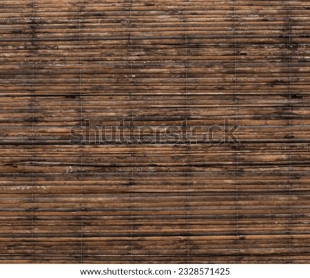 neatly arranged background of bamboo pieces