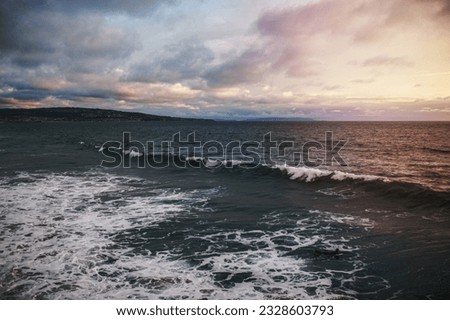 Sea waves background seascape photography
