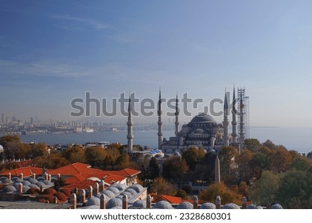 istanbul turkey different view of hagia sophia traditional this holiday where to go travel tourism guide historical city cultural background churc marmara citycape lendmark famous minaret sky 