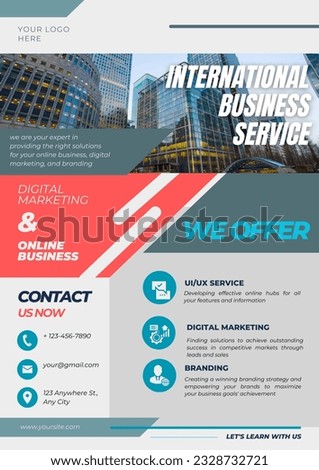 Modern Business Webinar Digital Marketing Flyer