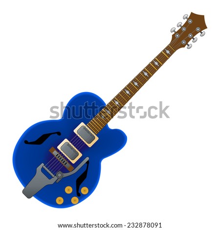 Semi acoustic vector guitar