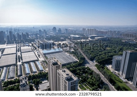 Weifang Shouguang City panoramic shot