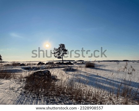 Beautiful winter day, Hamina, Finland Royalty-Free Stock Photo #2328908557