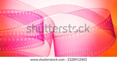 abstract colorful background with film strip