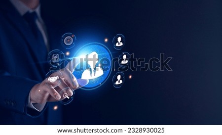 Human Resources, recruitment process outsourcing, leadership. effective management and recruitment of HR, effective organizational structure, training, employment, practice. Human resource management. Royalty-Free Stock Photo #2328930025