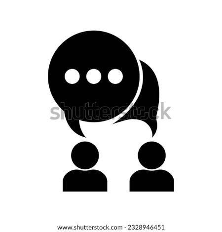 Conversation and communication icon vector illustration design.