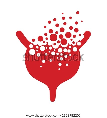 Dispersing bladder icon. Vector Illustrator. Royalty-Free Stock Photo #2328982201