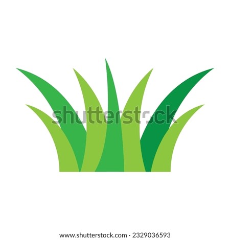 grass icon vector template illustration logo design