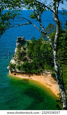 Miner's Castle Rock, Lake Superior