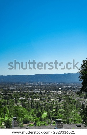 San Jose, California City Skyline Downtown view
