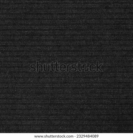 Black textile background. Structure of textile useful as backgrounds. Door mat flat lay.