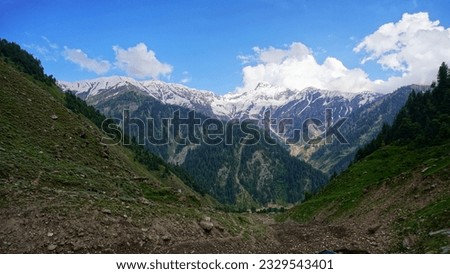 Mountains and Jungle views from Darseri Village, Kaghan Valley, KPK, Pakistan