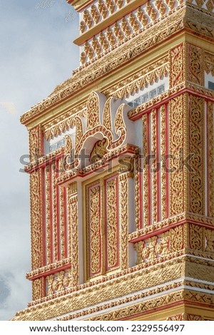 texture in thai buddha temple
