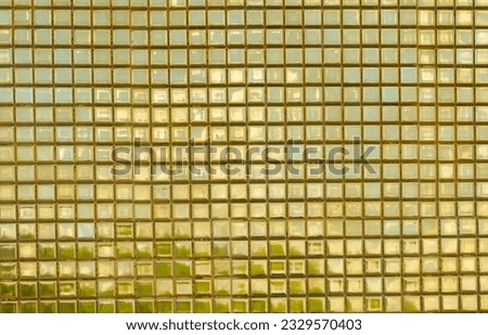 gold mosaic tile background for text placement
