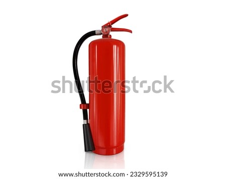 fire extinguisher isolated on white background Royalty-Free Stock Photo #2329595139