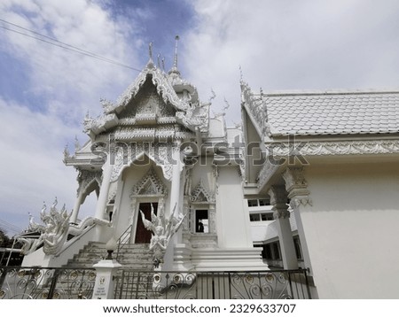 White temple, Thailand. Wat Nong Yai, Pattaya Southeast Asia, P4DMGH from Alamy s library of millions of high resolution stock photos, illustrations and vectors.