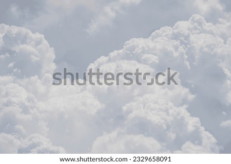 white clound background and texture. multi cloud layers.