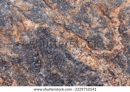 Natural red gray granite, stone pattern, background photo texture