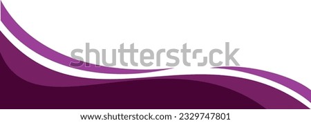 Curved Header and Footer Element Royalty-Free Stock Photo #2329747801