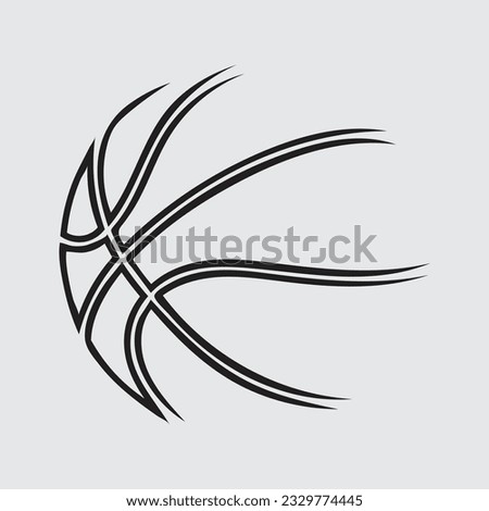 Basketball Vector Images Sports Clip Art Silhouette. Black Outline