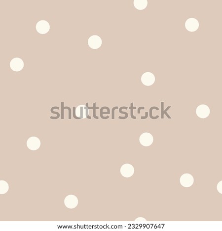Seamless vector patterns with milk spots on beige background. Creative hand drawn textures for holiday designs, party, birthday, invitation.