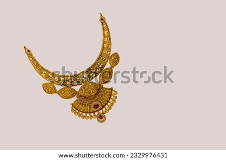 gold necklace ornaments for wedding