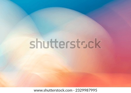 abstract blurred red, pink, yellow, blue and white energetic romantic background