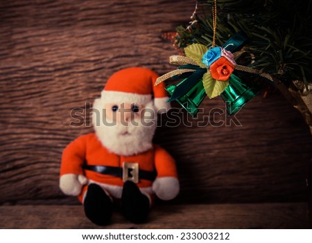 Christmas decoration with green bells