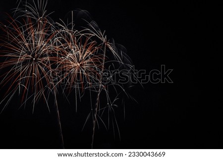 4th of July Firework light trails pictures