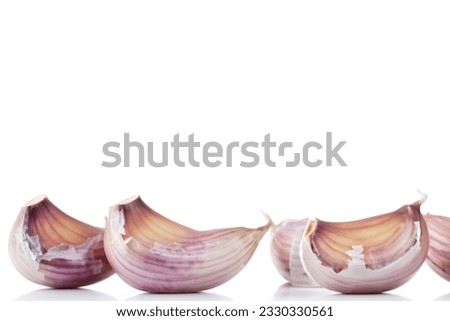 Garlic Product Photography on White Background