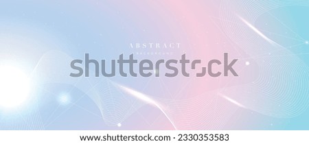 Abstract vibrant gradient line background vector. Futuristic style wallpaper with line distortion, wave, curved lines, pastel. Modern wallpaper design for backdrop, website, business, technology.