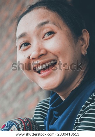 portrait of beauiful young asian woman