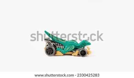 Mini Lizard car front view in Isolated background 
