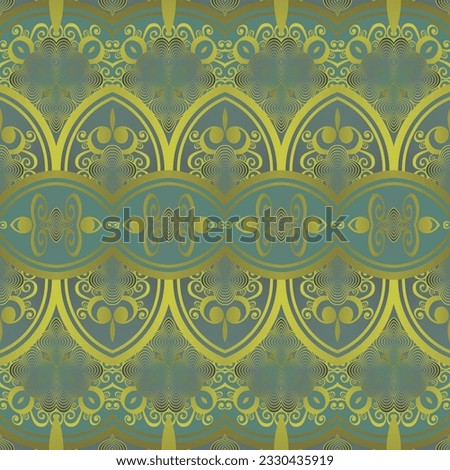 Abstract seamless textured background in green and yellow colors