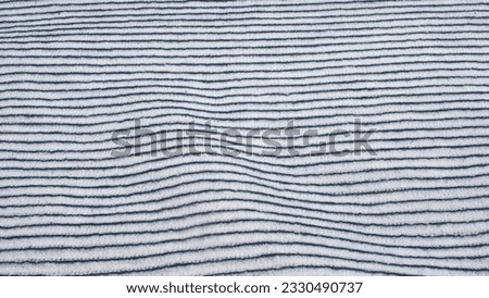Black and white stripes cotton fabric 