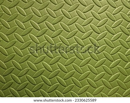 pattern from plastic sheet, anti-shock, green