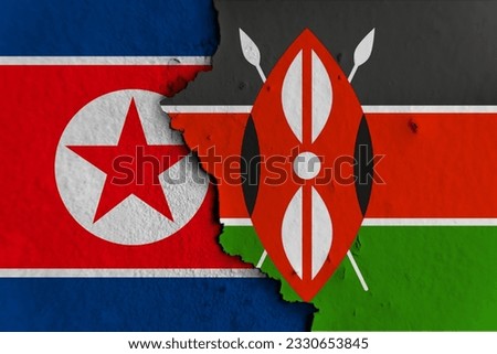 Relations between North Korea and Kenya. North Korea vs Kenya.