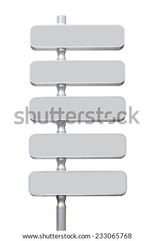 information panel isolated on a white background