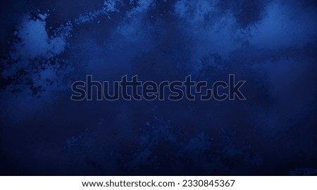 Abstract Grunge Decorative Navy Blue Dark Background. Art Rough Stylized Texture Banner