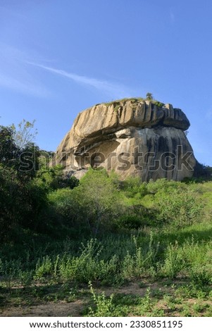 Rabbit Stone in Araruna,Paraíba, Brazil, mouth stone State Park, mouth stone, Pedra da Boca, rabbit shaped stone	