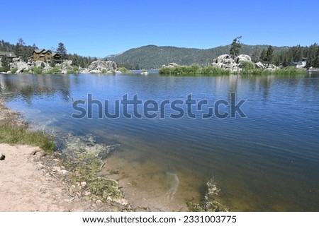 Big bear lake in California during the summer of 2023. 